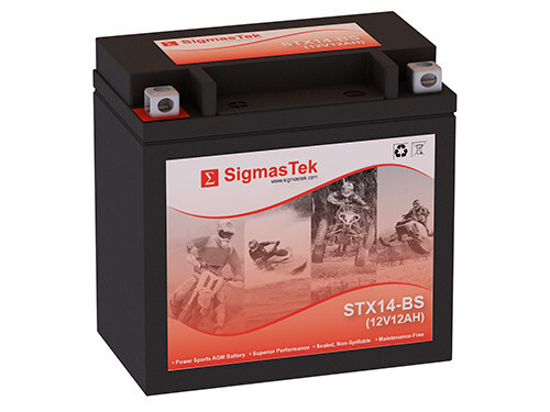 STX14-BS Battery Replacement for Kawasaki ZX1100-D Ninja ZX