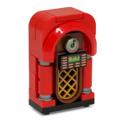 Juke Box - Musik Jukebox für Kneipe, Diner, Restaurant | Bausatz aus echtem LEGO