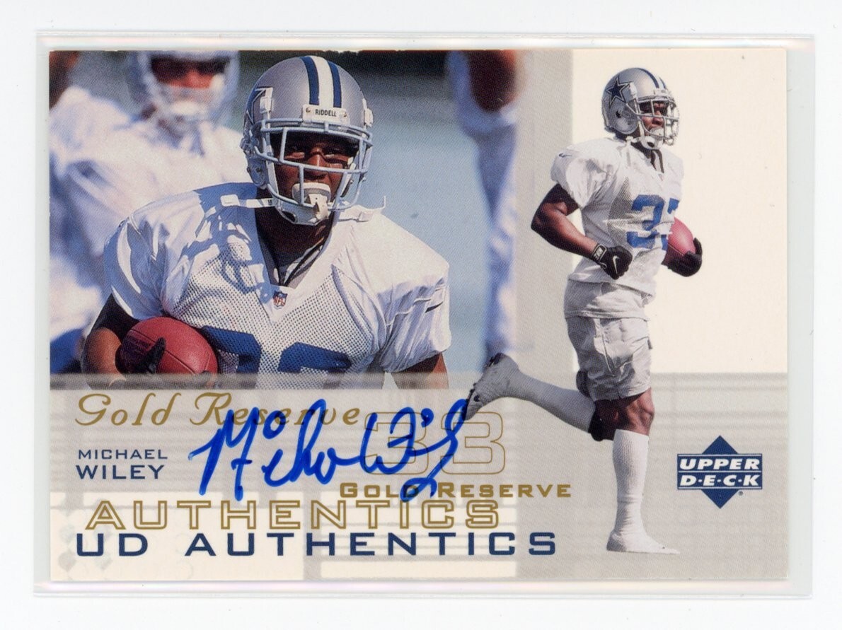 Michael Wiley Upper Deck Graded #124 Autograph