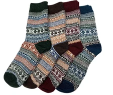 Women's Winter Wool Socks Ladies  4pk (New)
