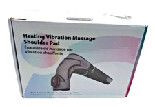 Heating Vibration Massage Shoulder Pad Rechargeable Open Box Tested Works