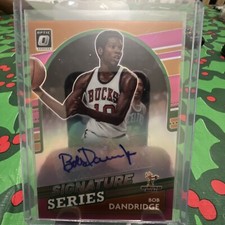 2021-22 DONRUSS OPTIC BOB DANDRIDGE SIGNATURE SERIES AUTO - BUCKS 🦌🦌🦌🦌🦌