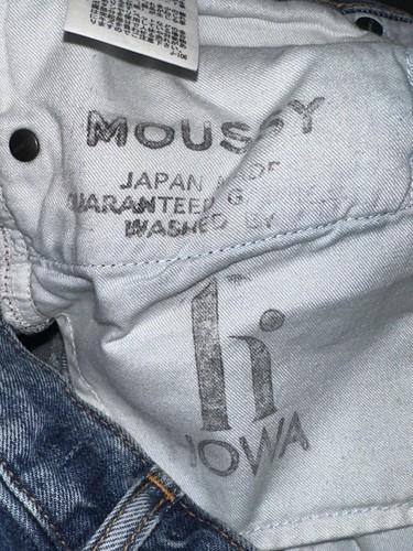 MOUSSY Vintage Womens Denim Destroyed Blue Jeans 28 $360 010AAC11-2610 - Picture 7 of 8