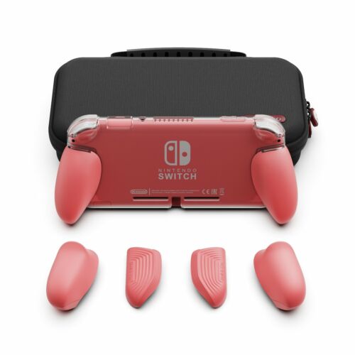 Skull & Co. GripCase Lite Bundle Nintendo Switch Lite (MaxCarry Case Lite) Coral - Picture 1 of 8