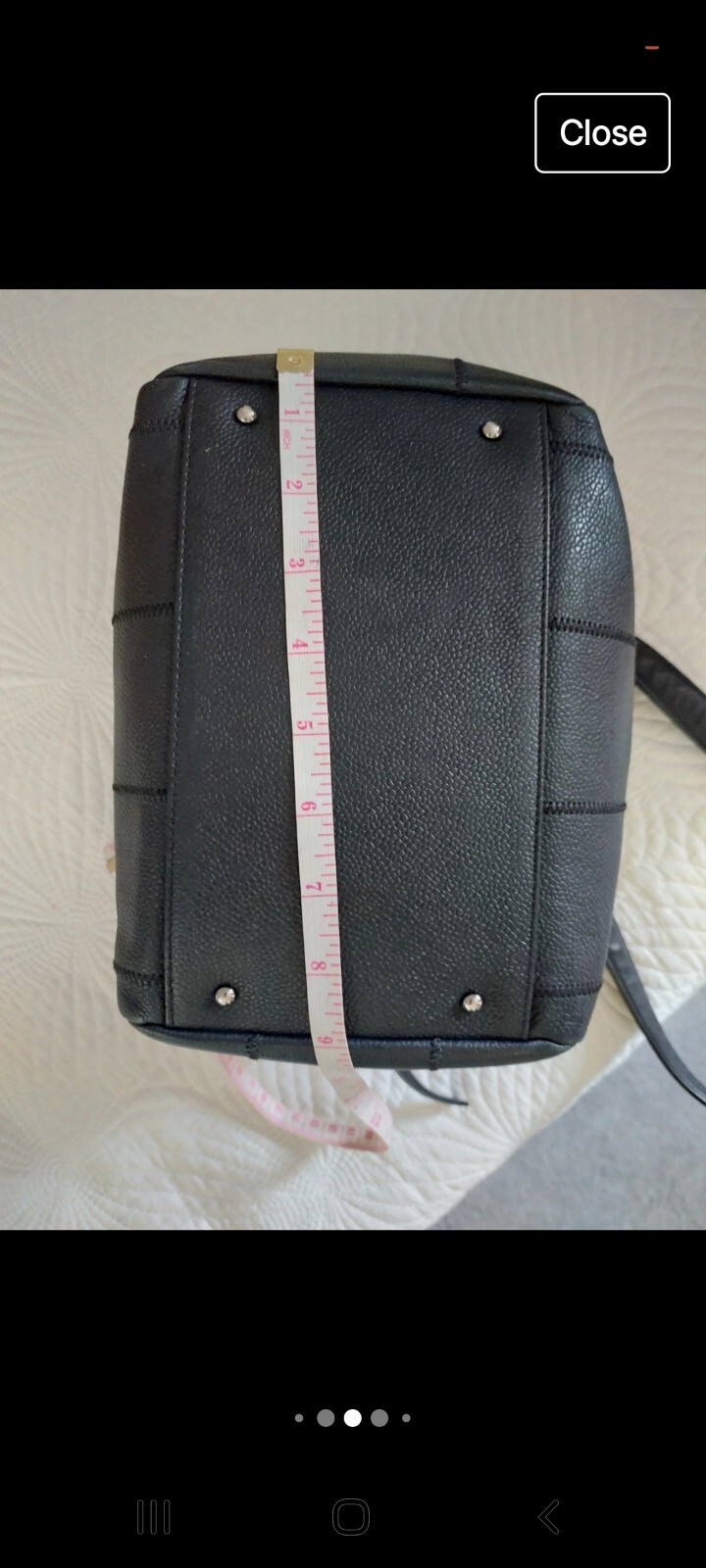 Chanel Black Vintage  Camera/Bowling  Bag Authenticity Card And Dust Bag image 6