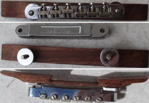 VTG Gibson Rosewood Bridge ABR-1 Nickel