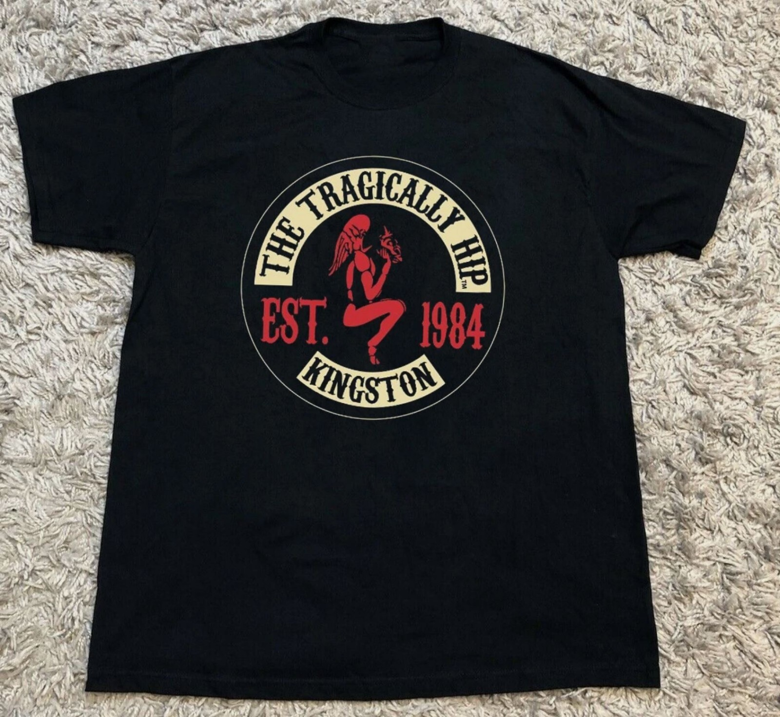 NEW Tragically Hip - The Hip Logo Classic Black Shirt All Size S