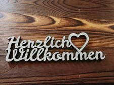 Herzlich Willkommen Schriftzug