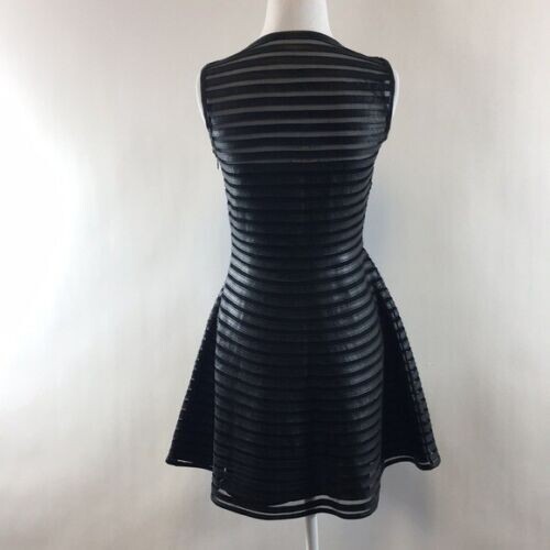 Parker Black Leather Dress | eBay