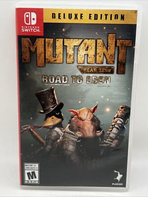 Mutant Year Zero Road to Eden Deluxe Edition Nintendo Switch - Tested Working 