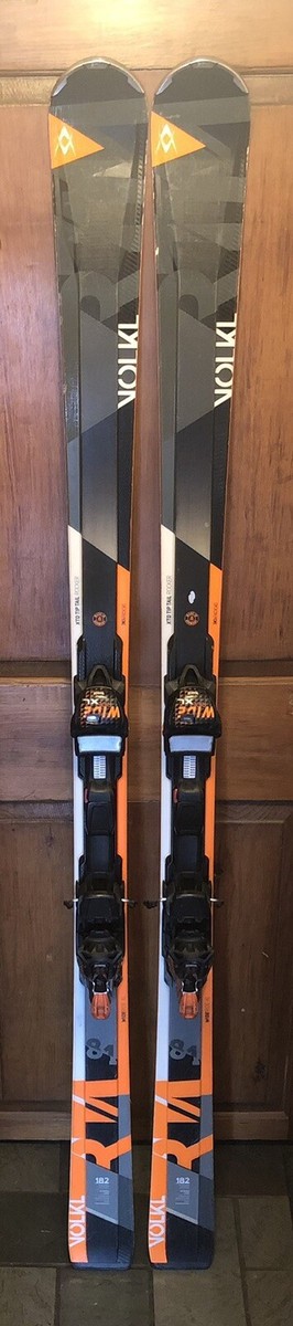 2017 182 cm Volkl RTM 81 skis + Marker iPT Wide Ride XL 12
