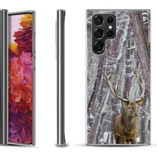 For Samsung Galaxy S22 Ultra 5G Case - Deer/Snow/Camo