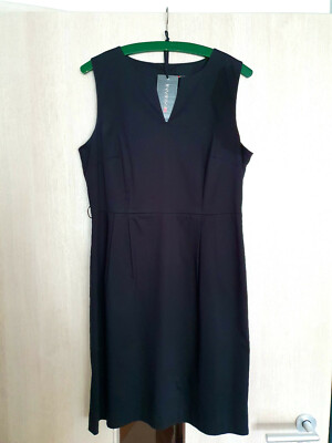 Damen Kleider Sommer Etuikleid Schwarz Gr.40 Fabiani - gebraucht