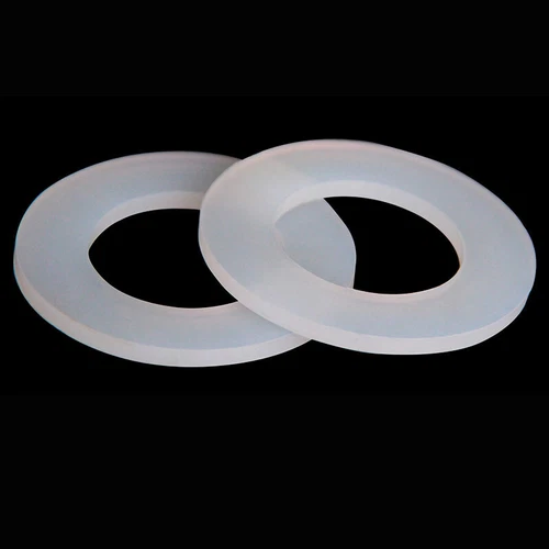 Weiß Silikon Gummi Runden Unterlegscheiben 20mm 25mm 32mm 40mm 50mm O-Ring Pad - Bild 6 von 12