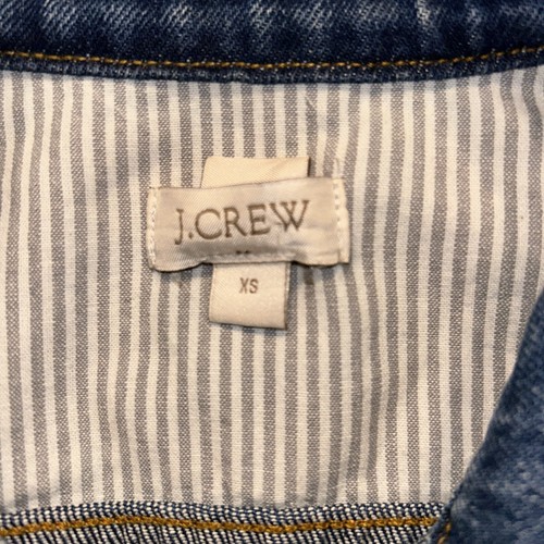 J Crew Blue Denim Women's Jeans Jacket Size XS - Picture 2 of 5