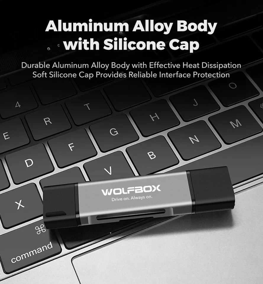 WOLFBOX G900PRO 4K IMX678 Dash Cam Front and Rear Dash Camera with Card Reader - Image 3 of 4