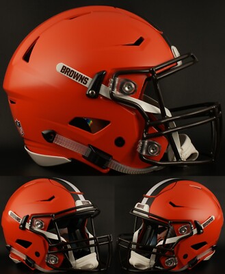 CLEVELAND BROWNS NFL Riddell SPEEDFLEX Authentic Gameday Football Helmet