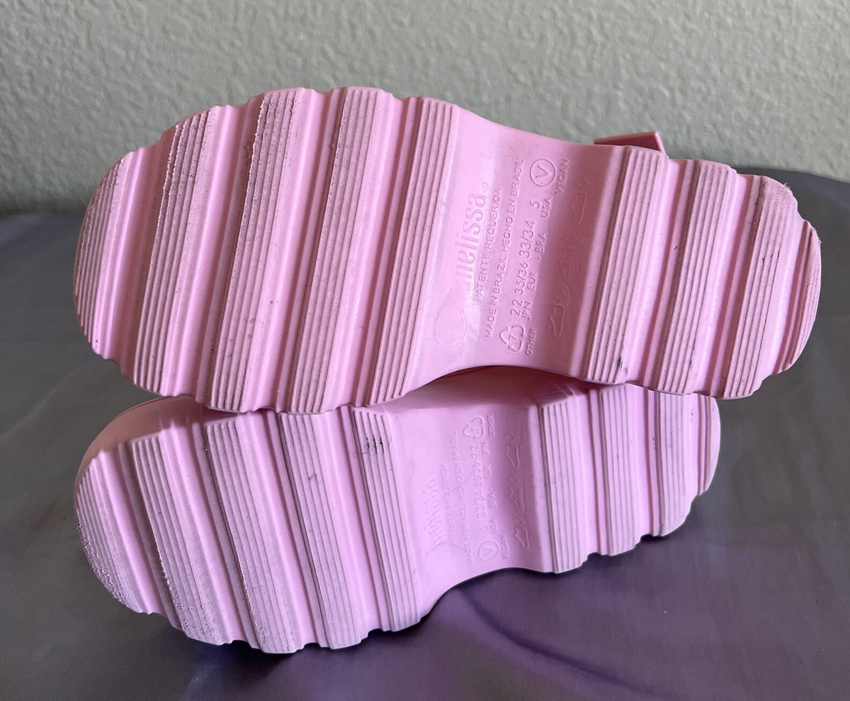 Melissa X Lazy OAF Kick Off Platform Sandals Pink * SOLD OUT