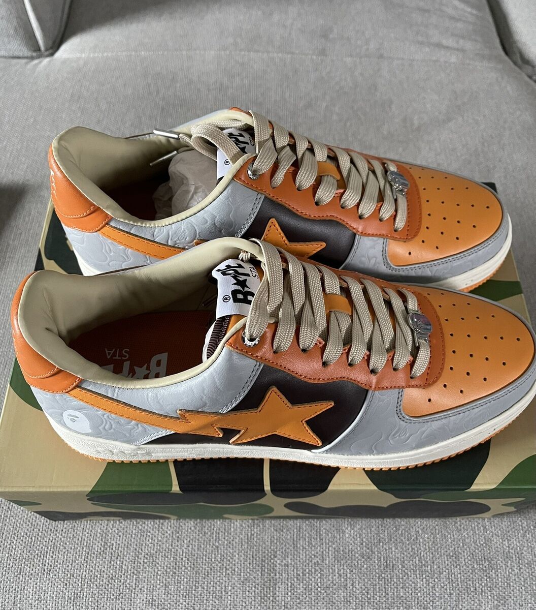 A Bathing Ape Bape Sta Low Men's Size 11 Gray Orange | eBay A Bathing Ape Bape Sta Low Men's Size 11 Gray Orange | eBay