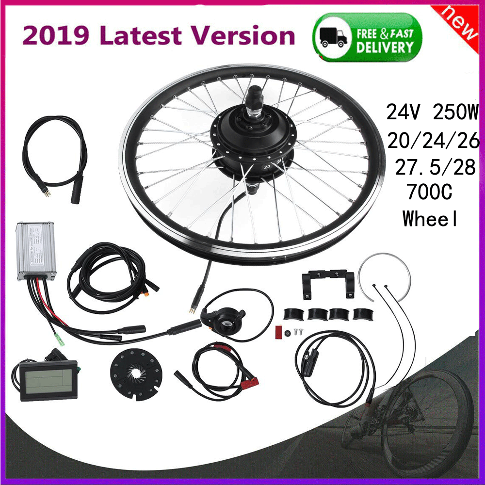 24V 250W Electric Bicycle Motor Display Wheel E-bike Conversion Modified Kit 24V 250W Electric Bicycle Motor Display Wheel E-bike Conversion Modified Kit