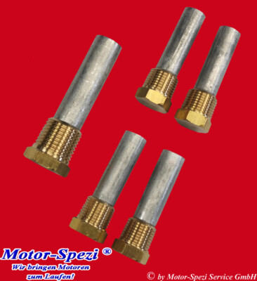 Kit Anode Pencil Zinc Pour Moteur Yanmar 6LY 6LP 4LHA - Réf 119773-92600