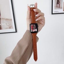 Genuine Leather Band for Apple iWatch Ultra Series 10 9 8 7 6 5 4 3 3 2 1 SE