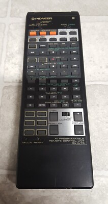 PIONEER CU-AV70 AV Programmable Learning Remote Control NO BATTERIES 