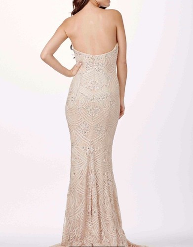 $440 NWT JVN BY JOVANI PROM/PAGEANT/FORMAL/WEDDING DRESS/GOWN #29349 SIZE 4 - Picture 9 of 9