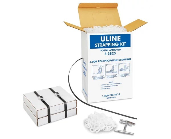 Nuevo en la caja Kit de flejado Uline S-3823, flejado de polipropileno de 3.000 pies