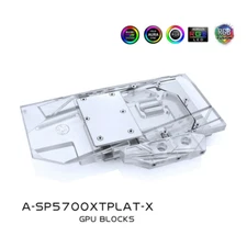 A-SP5700XTPLAT-X GPU Water Block for Sapphire RX 5700 XT Nitro+ RGB aRGB US
