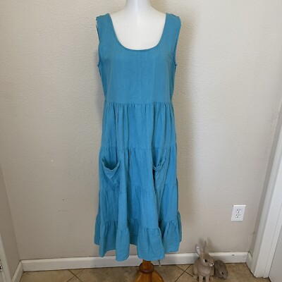 knee length dresses for ladies Decor Button Mini Tank Dress with Pockets Army Green / XL main image 1
