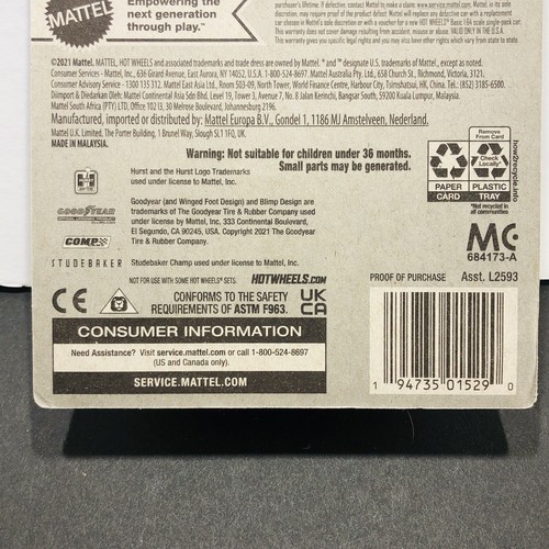 '63 Studebaker Champ Super Treasure Hunt 2X Hot Wheels UNSPUN STH NOC & Mainline - Picture 11 of 23