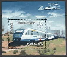 Romania 2004 Trains / Railroads MNH Block
