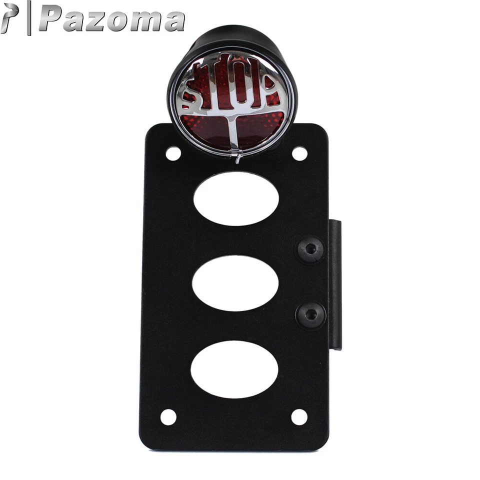 Soporte de luz trasera de matrícula lateral para Harley Sportster 883 Super Low XL883L Foto 4 de 4