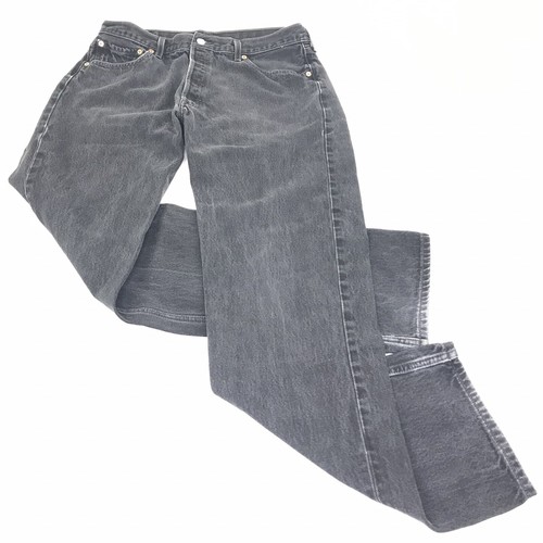Jeans da Uomo Levis 501 RED TAB patta con bottone nero rotto in scolorito  36 x 34 | eBay