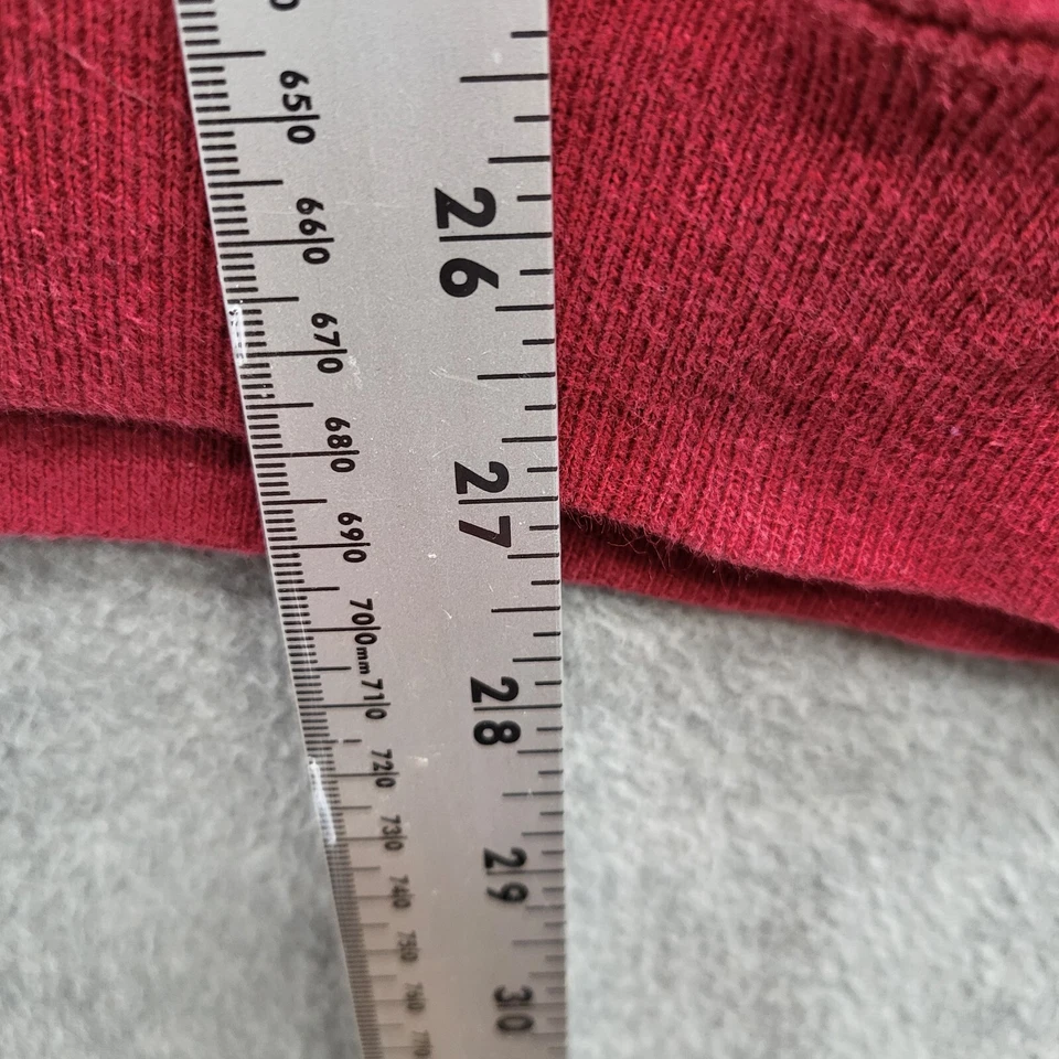 ВИНТАЖНЫЙ Aztec Tribal женщин толстовка XL красный геометрический ворота с длинным рукавом - Изображение 4 из 4