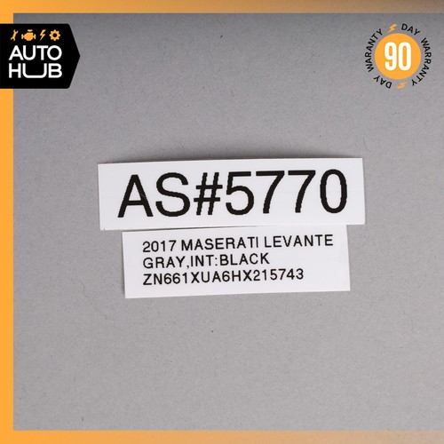 17-20 Maserati Levante M161 Right Lower Under Dash Cover Panel 670061988 OEM - Picture 12 of 12