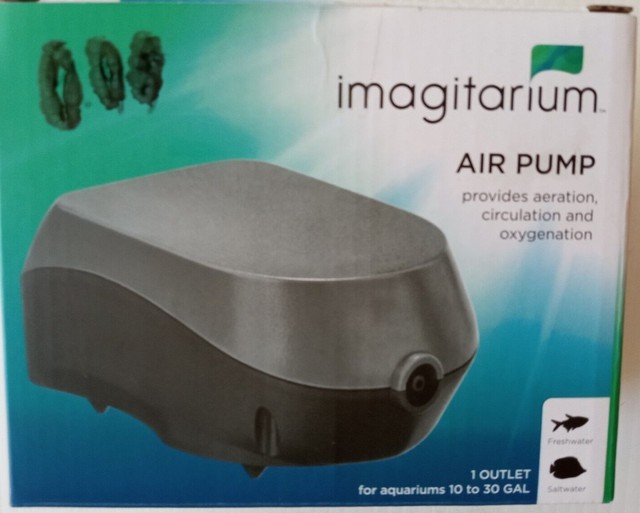 Imagitarium Aquarium Air Pump 1 Outlet 1030 Gal Aerate Circulate