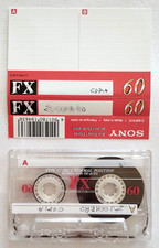 Mc Sony Fx 60 Fx60  Musicassetta Vintage Compact Cassette Audio Tape Usata Used