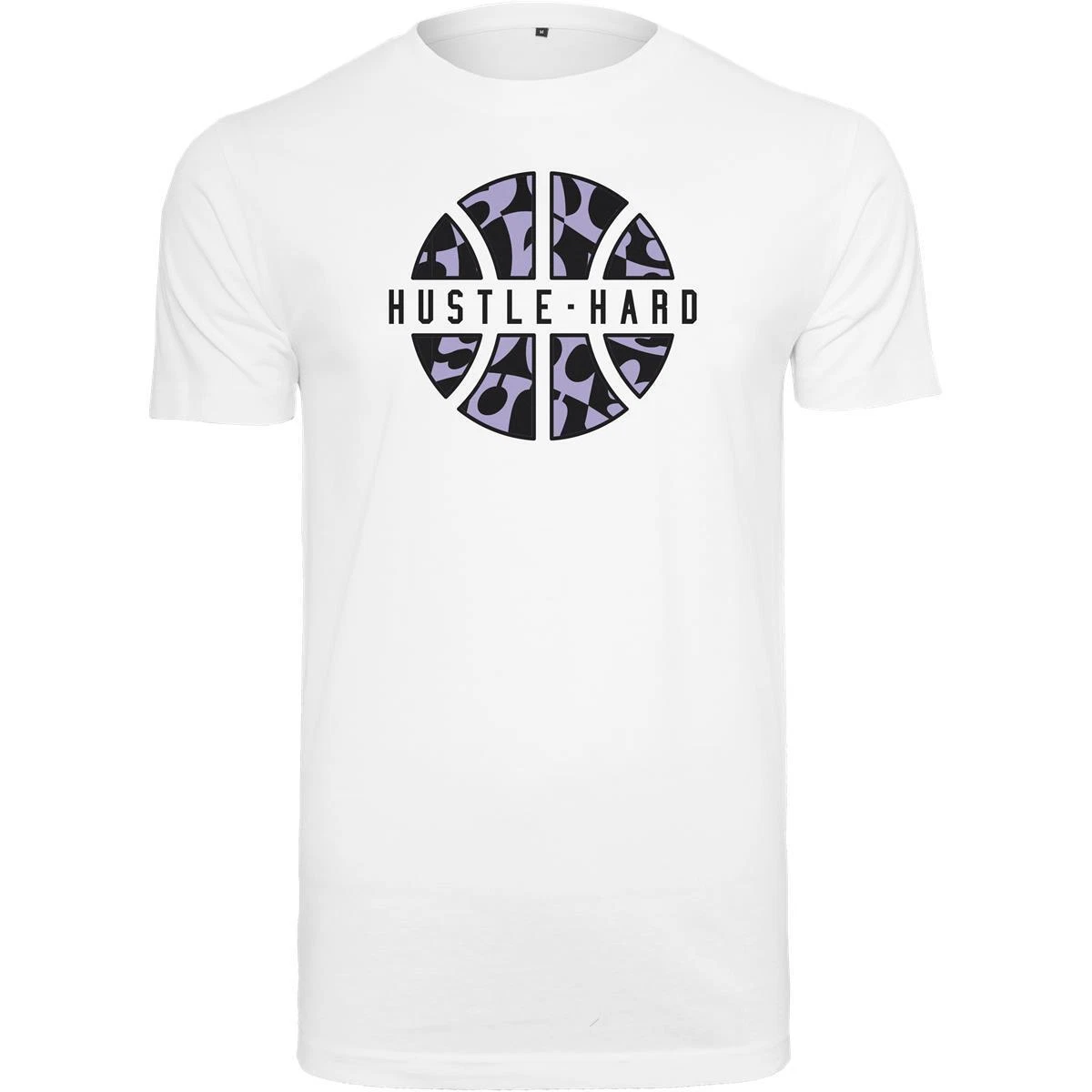 Mister Tee Hustle Hard Men's T-Shirt Logo Cotton Jersey Print Top