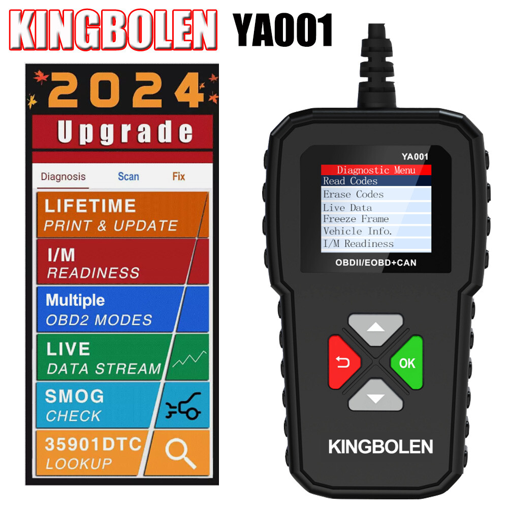 Automotive OBDII Code Reader OBD2 Scanner Car Check Engine Fault Diagnostic Tool-image