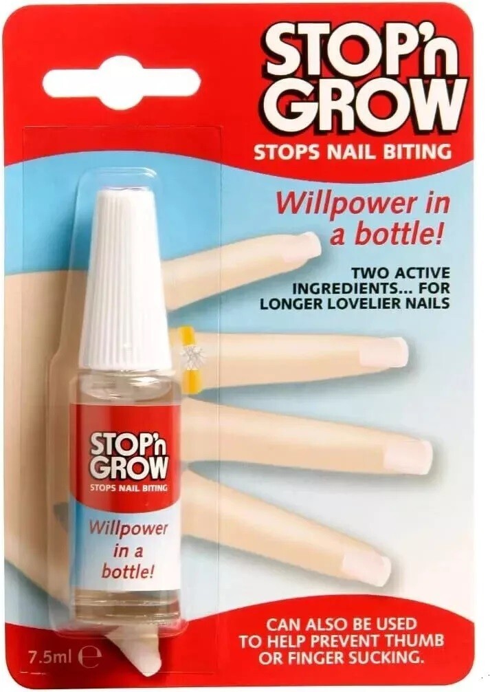 Stop n Grow - Stops Nail Biting - 7.5ml and Prevent thumb or finger Sucking