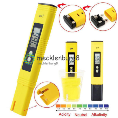 Digital PH Meter Tester Aquarium Pool LCD Pen Monitor TDS EC Water Meter Tester