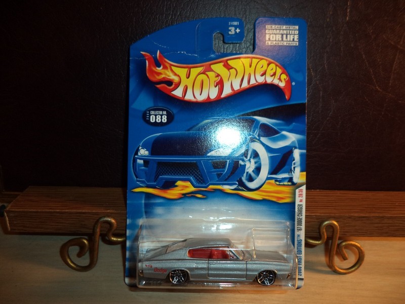 HOT WHEELS '67 DODGE CHARGER 2000 FIRST EDITIONS #28 OF 36 PR5 WHEEL