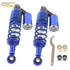 1 Pair Motorcycle 12.5" 320mm Blue Air Rear Shock Absorber Suspension Universal
