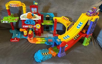 VTech Toot Toot Fahrer Feuerwache Spielset Schienenwagen Konvolut getestet