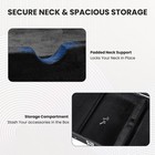 Electric Bass Guitar Hardshell Case Wood Square Carrying Portable Waterproof Box — photo 5