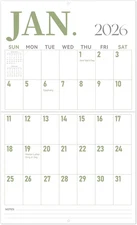 Wall Calendar 2026-2027 Large, 23"X14" Vertical Wall Calendar 2026, 19-Month fro