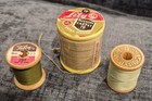 Lot Of 3 Vintage Spools Of Thread Talon, Belding And Lily — photo 1