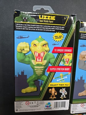 RAMPAGE SUPER STRETCH GAME FIGURES WALMART EXCLUSIVES LIZZIE +